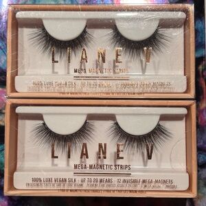 BUNDLE of 2 Liane V Mega Magnetic Luxe Vegan Silk Lashes Dreamer Vacation Mode